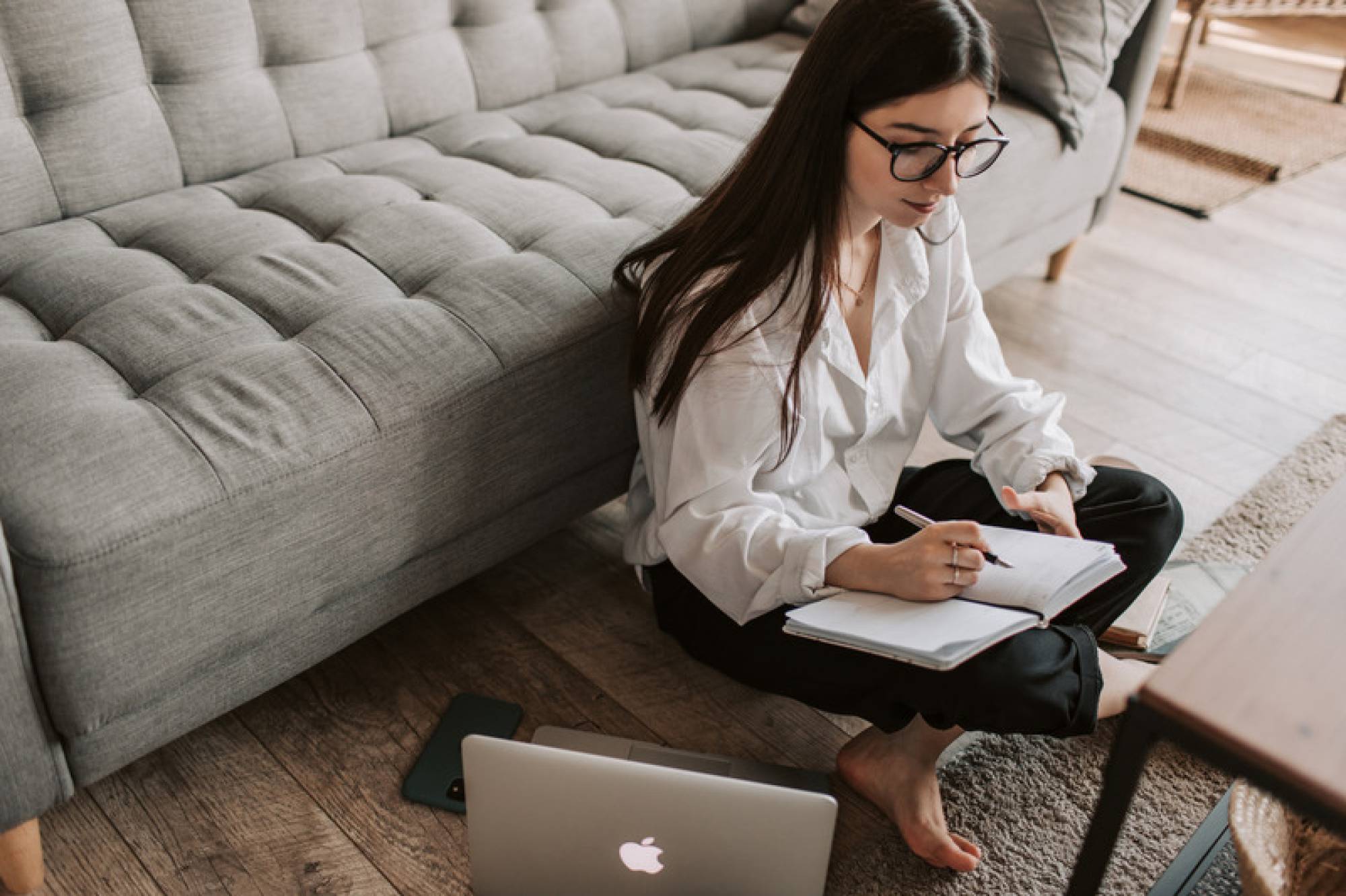 Canva - Woman Writing On Notebook